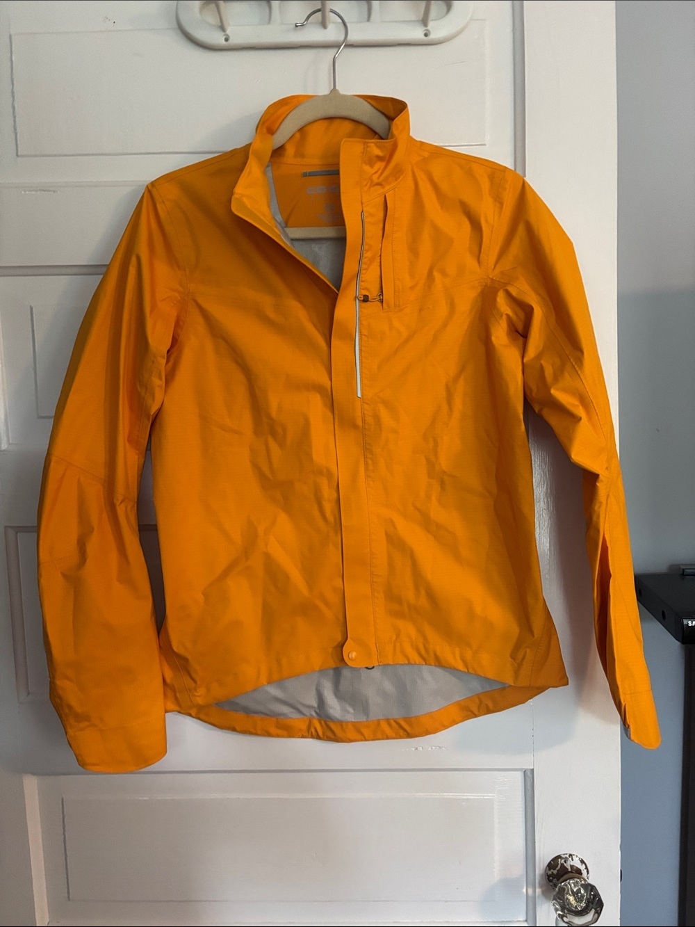 Co Op Cycles Bright Yellow Orange Lightweight Shell Jacket